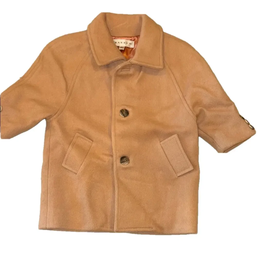 Harry IV Kids 18 Month Camel Wool Coat NWT